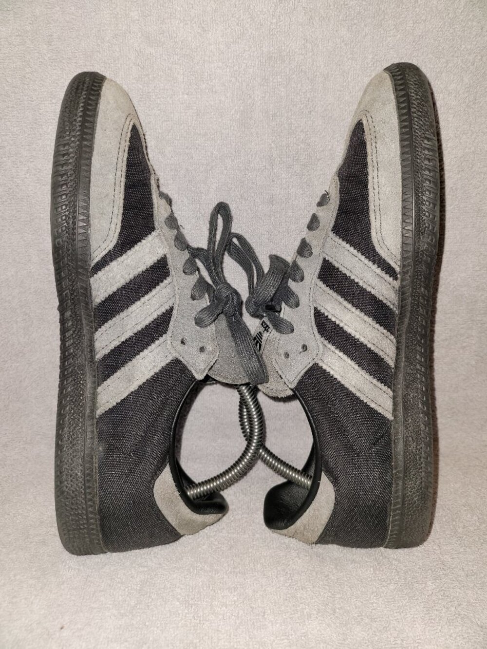 Adidas Men's Size 7.5 Samba OG Cordura Pack - Black Grey Sneakers JI3214 (#2327) - Picture 9 of 15
